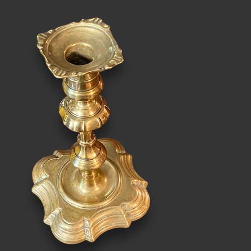 Early 18th Century Brass Candlestick image-3