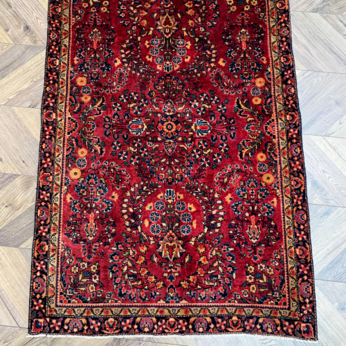Hand Knotted Antique Sarouk Rug image-1