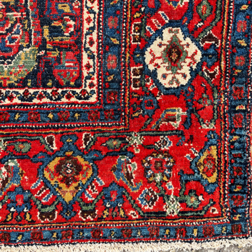 Stunning Hand Knotted Persian Rug - Senneh Floral Design image-4
