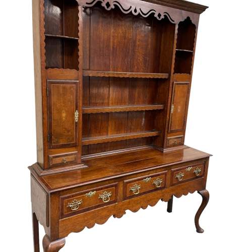 An Superb Early 19th Century Country Golden Oak Dresser And Rack image-5