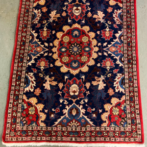 Hand Knotted Persian Veramin Rug - Early 1900s