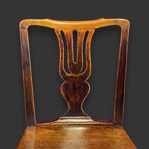 George I Period Solid Elm Lambing Rocking Chair image-3