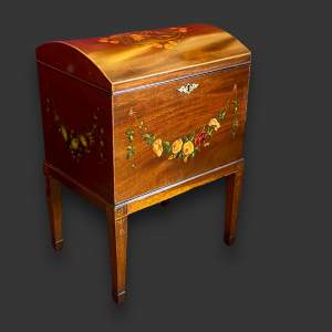 Edwardian Dome Top Music Cabinet