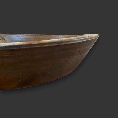 Large Early 19th Century Sycamore Dairy Bowl image-3