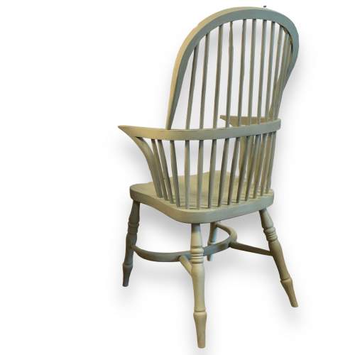 Mid 20th Century Painted Windsor Armchair image-4
