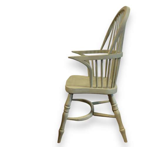 Mid 20th Century Painted Windsor Armchair image-3