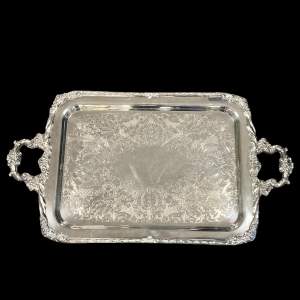 Silver Plate Serving Tray by WM Rogers & Sons