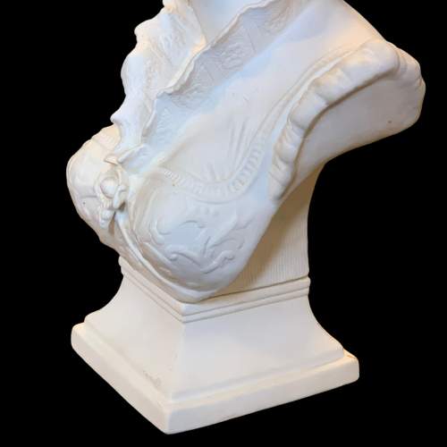 Large Parian Ware Decorative Female Bust image-3