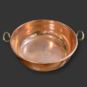 Copper and Brass Jam Pan