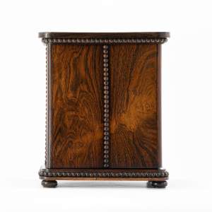 Quality Regency Period Rosewood Jewellery Box