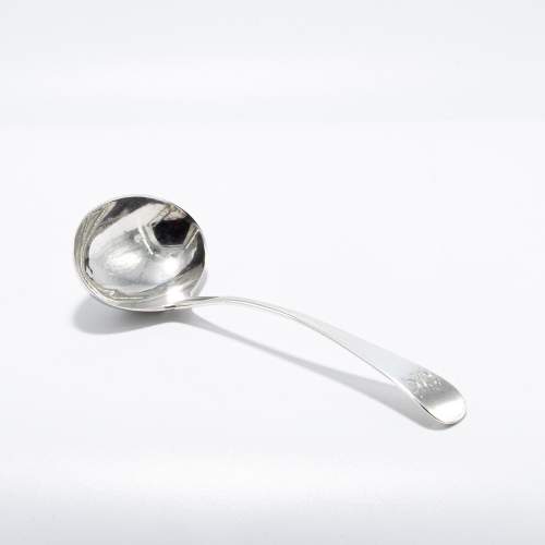 Georgian Period Sterling Silver Sauce Ladle image-1