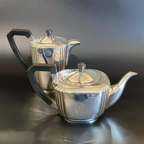 Four Piece Silver Plate Tea and Coffee Set image-2