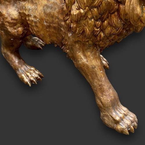 Pair of Very Large Bronze Lions image-6