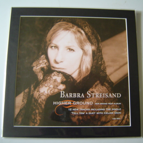 Barbra Streisand Higher Ground  Poster In A Mount Ready To Frame image-1