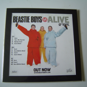 Beastie Boys Alive Original  Poster In A Mount Ready To Frame