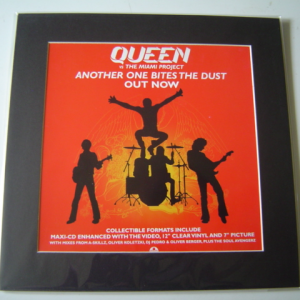 Queen Another One Bites   Poster In A Mount Ready To Frame