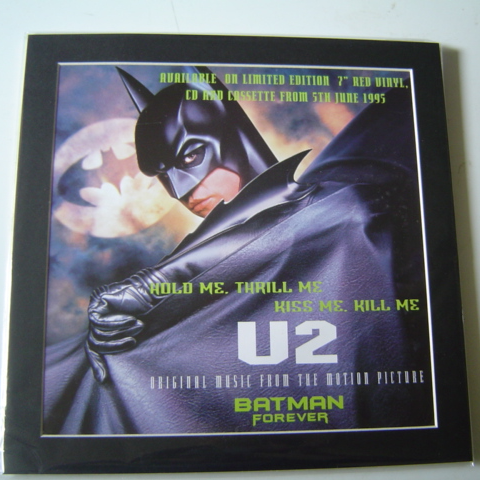 U2 Batman Forever Original  Poster In A Mount Ready To Frame image-1