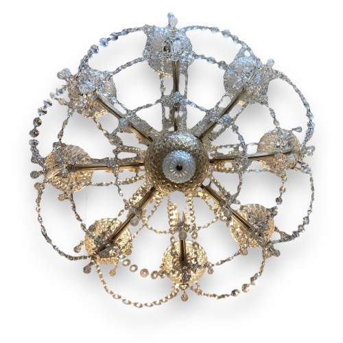 Eight Branch Bohemian Crystal Chandelier image-2