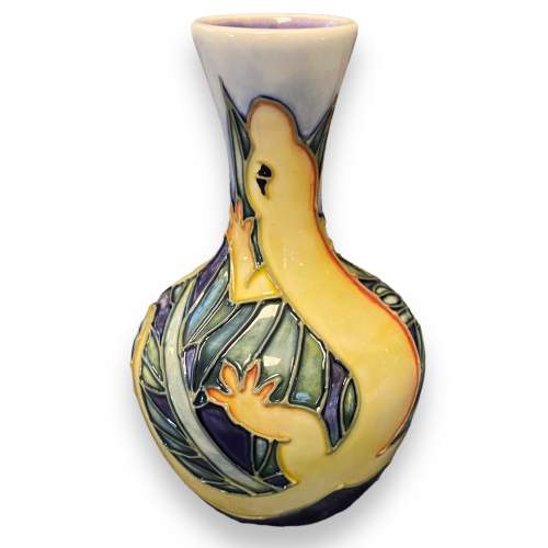 Moorcroft Miniature Vase - Rarotonga Salamander Lizard image-3