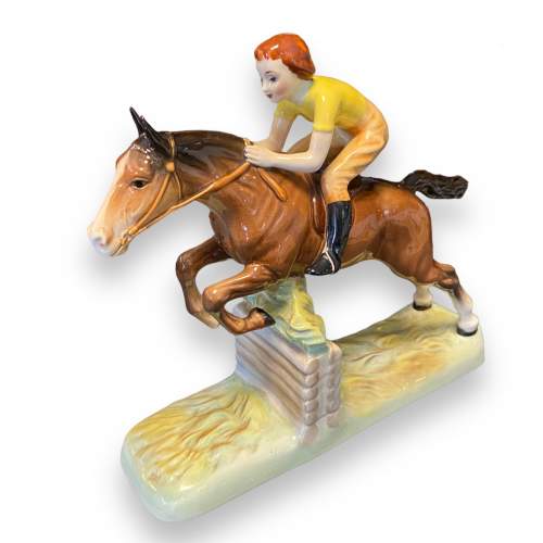 Beswick Girl on Leaping Horse image-1