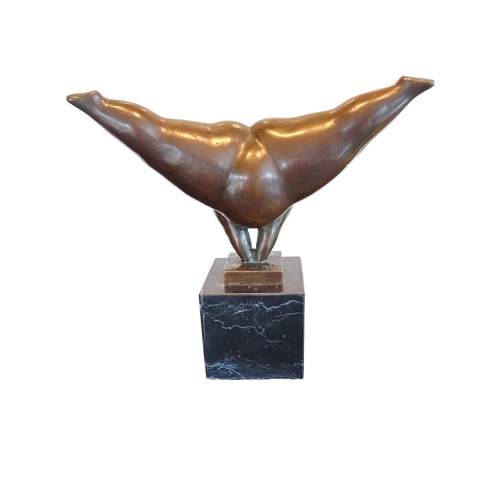 Bronze Large Lady Acrobat Sculpture image-3