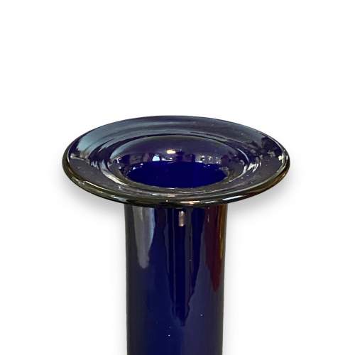 Holmegaard Cobalt Blue Glass Gulvase image-2