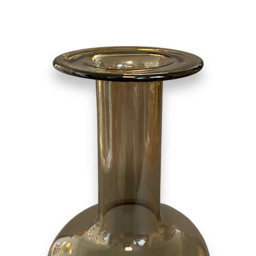 Holmegaard Smokey Brown Glass Gulvase image-2