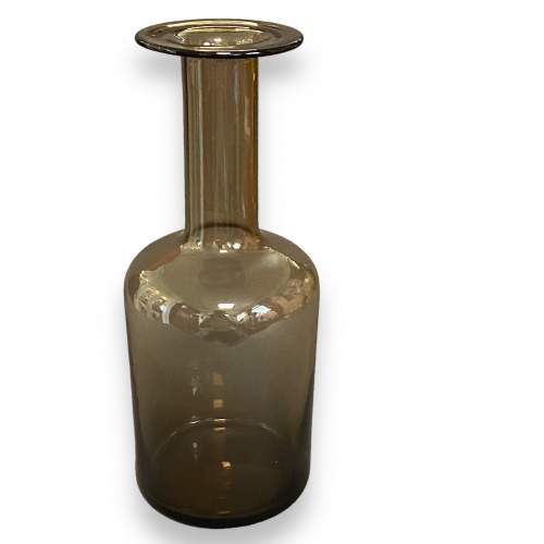 Holmegaard Smokey Brown Glass Gulvase image-4