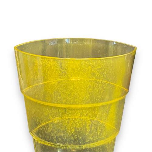 Kosta Boda Large Yellow Glass Vase by Ann Wahlstrom image-2