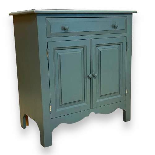 Duck Egg Painted Pine Cupboard image-1