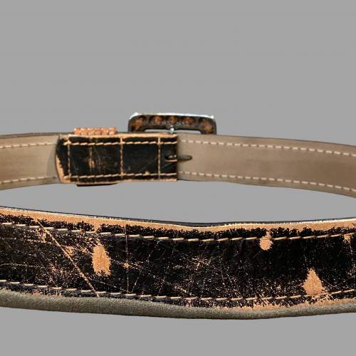 Vintage Italian Post and Co Leather Belt image-4