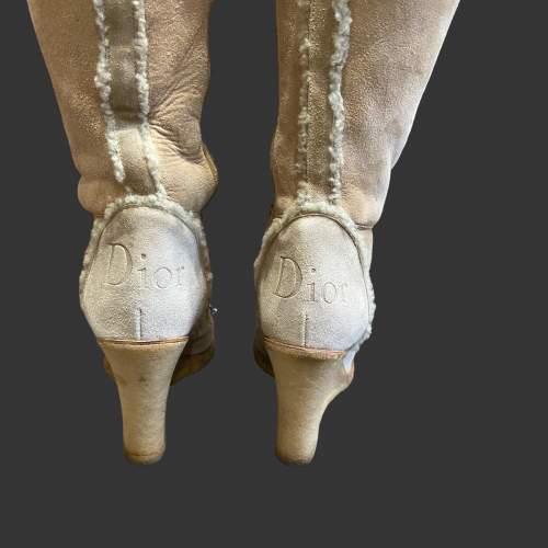 Christian Dior Sheepskin Boots image-3