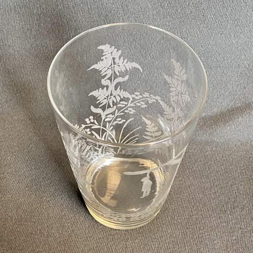 Late 19th Century “His Last Drop” Glass image-4