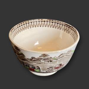 19th Century Railway Ceramic Bowl