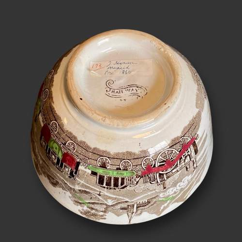 19th Century Railway Ceramic Bowl image-6