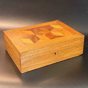 19th Century West Indian Specimen Wood Work Box