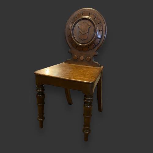 Victorian Shield Back Hall Chair image-1