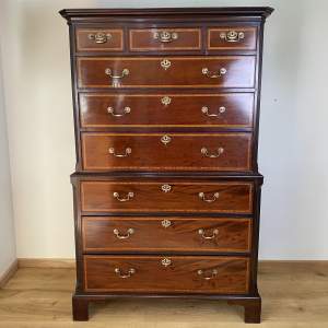 Exceptional Fine Quality George III Chest on Chest - 19th Century