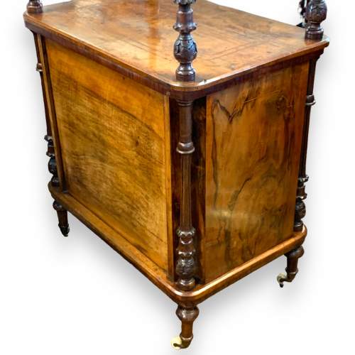 Victorian Burr Walnut Music Cabinet image-5