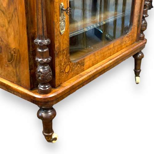 Victorian Burr Walnut Music Cabinet image-6