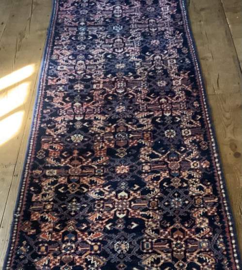 Extra Long Hand Knotted Persian Runner Malayer Wonderful Design image-2