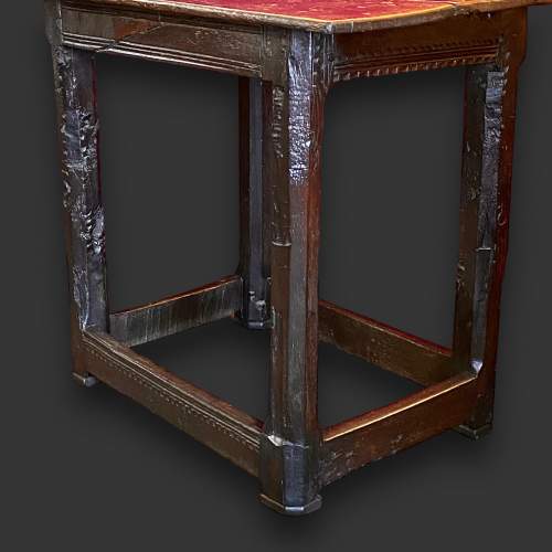 Rare Elizabethan Small Oak Table image-3