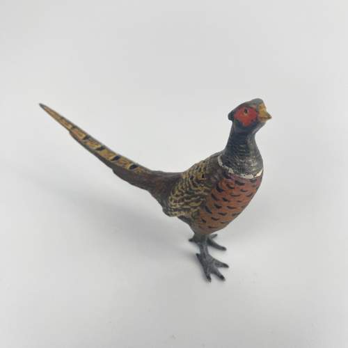Austrian Cold Painted Bronze Pheasant image-1
