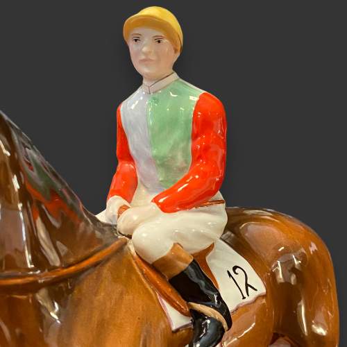 Beswick Standing Race Horse and Jockey image-3