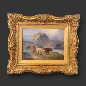 19th Century Signed Oil on Canvas by William Young