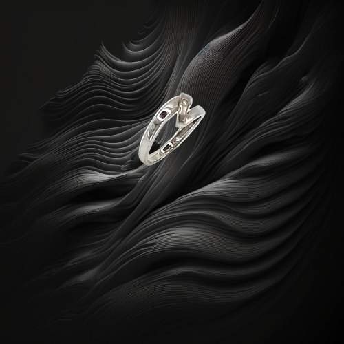 White Gold Diamond Ring image-1