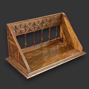 Carved Wooden Bookstand