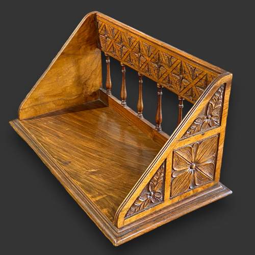 Carved Wooden Bookstand image-2