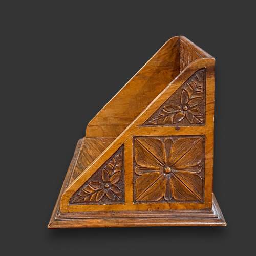 Carved Wooden Bookstand image-3