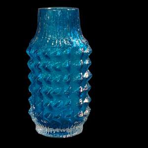Whitefriars Glass Kingfisher Pine Cone Vase
